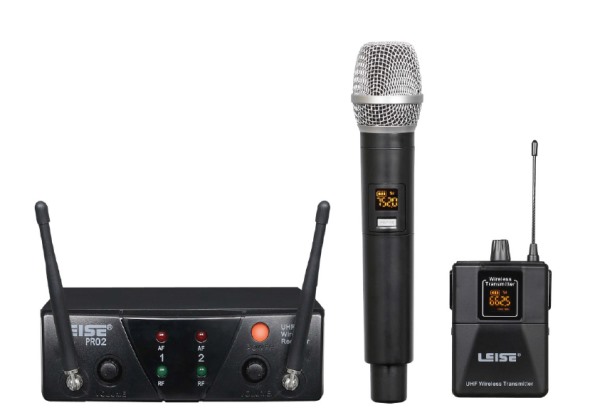 PR02 Dual Channel Wireless Microphone